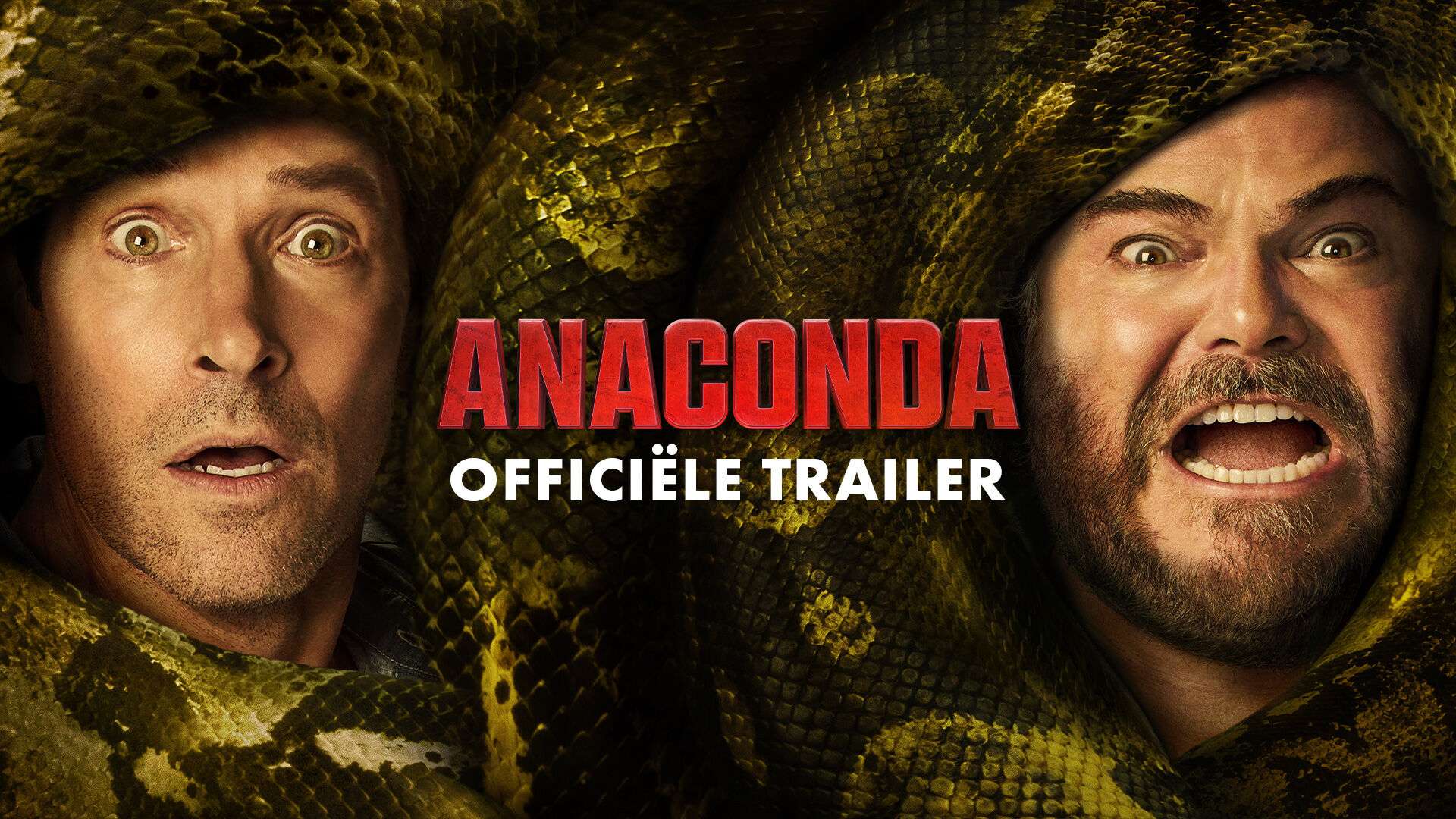 Officiële trailer Anaconda (2025): Jack Black en Paul Rudd nemen het op